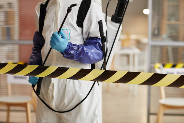Professional Biohazard technician working in East Marion, NY